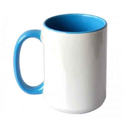 Customized Inner Color and Handle Mug (15 oz) Box of 36