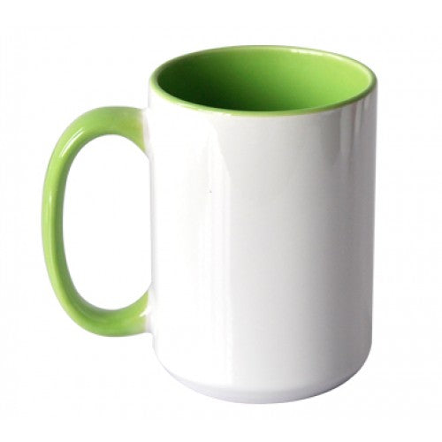 Customized Inner Color and Handle Mug (15 oz) Box of 36
