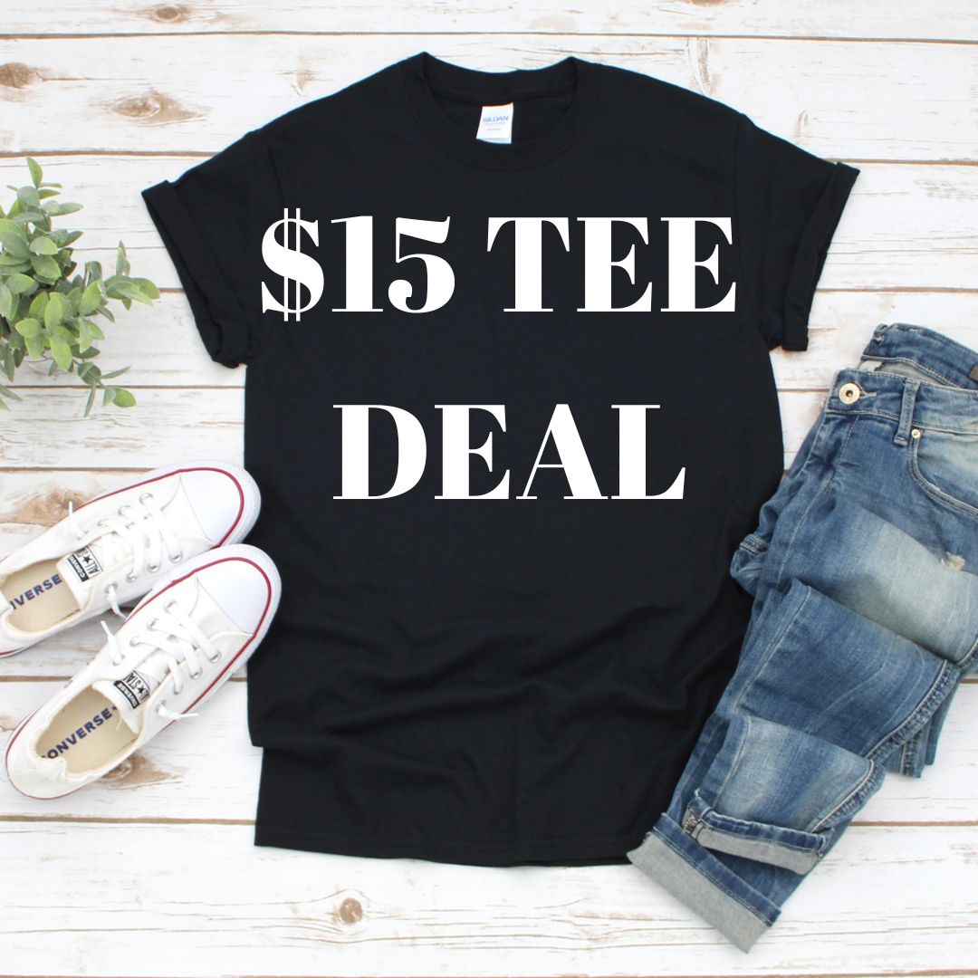 Wholesale T-Shirts: Minimum order of 15 pieces