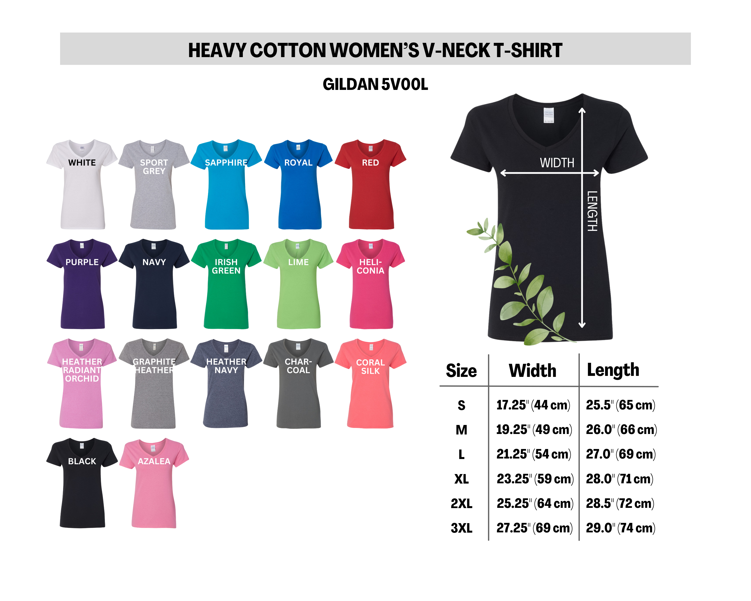 Adult V-Neck Custom T-Shirts