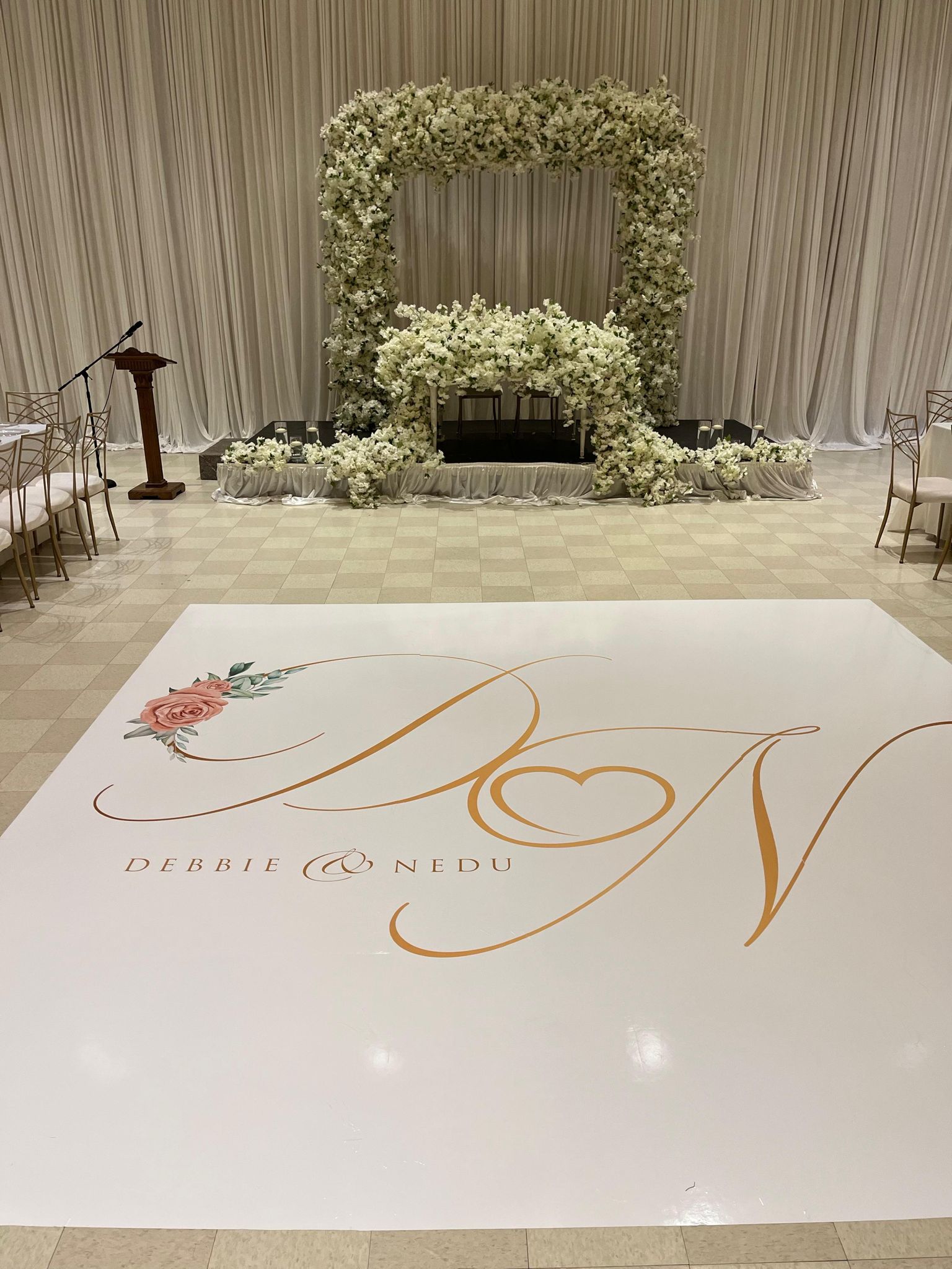 Dance Floor Wraps Installation