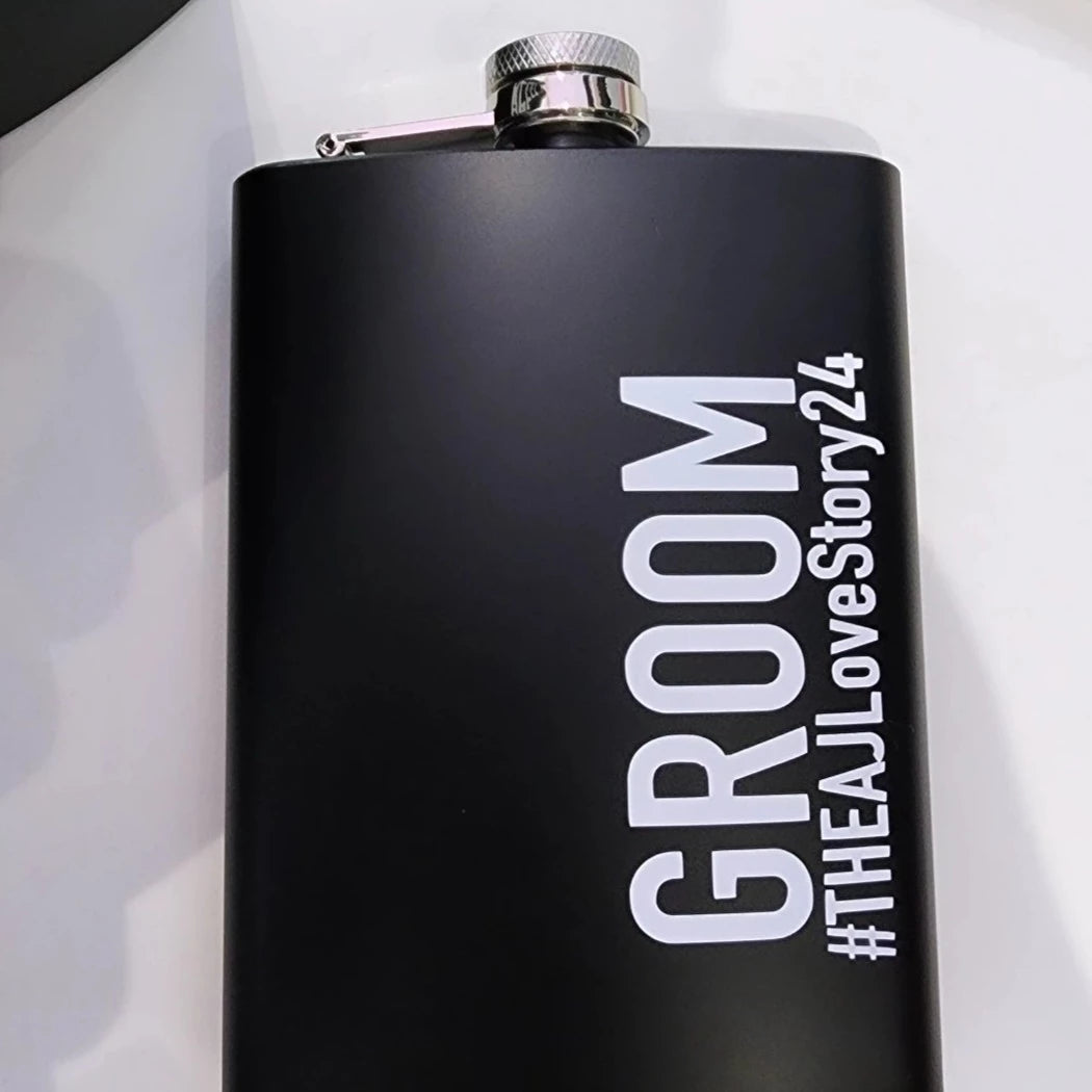 Customized Flask, Portable 8 oz Hip Flask