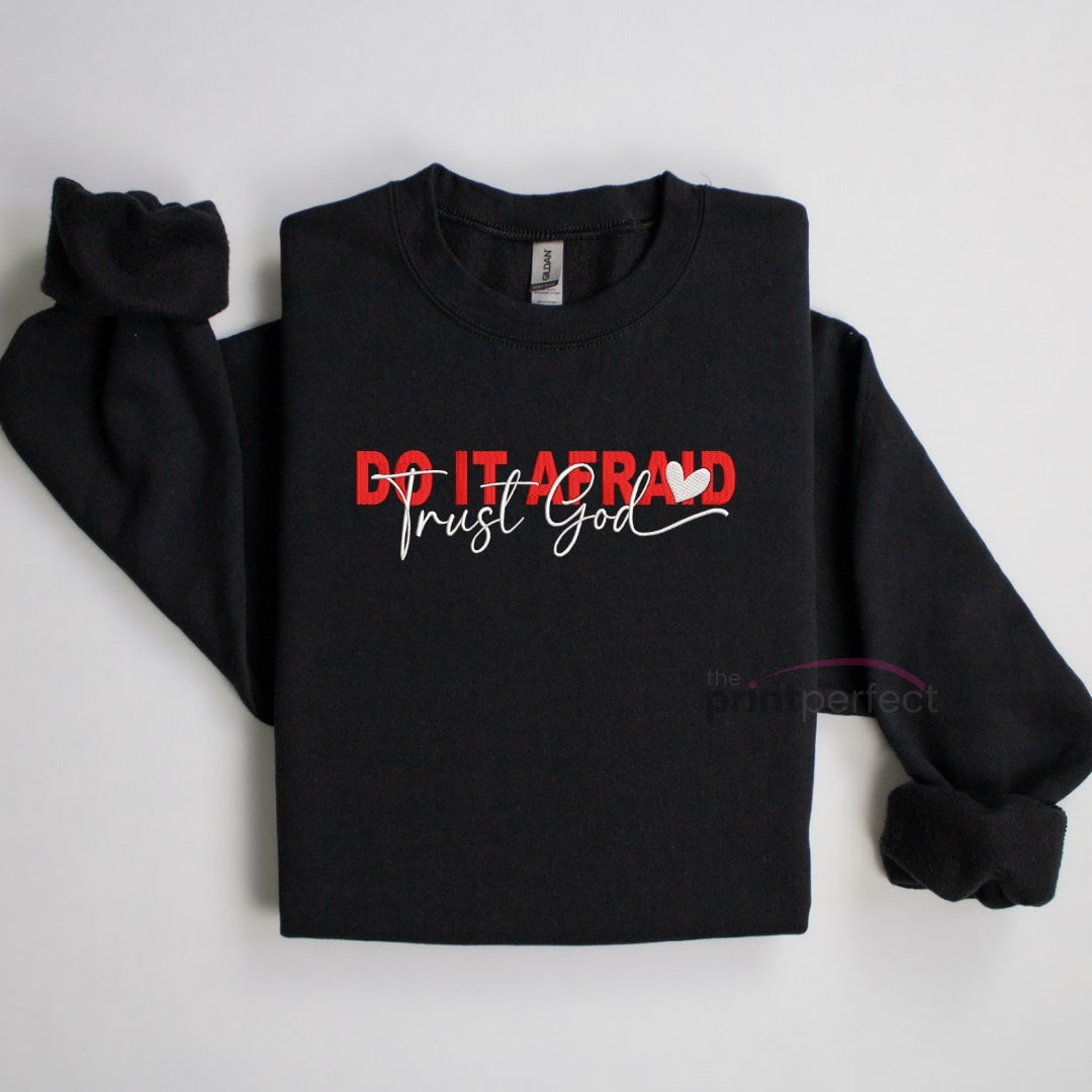 Do It Afraid (embroidery)