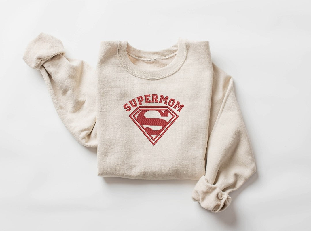 Super Mom Mother's Day Embroidery