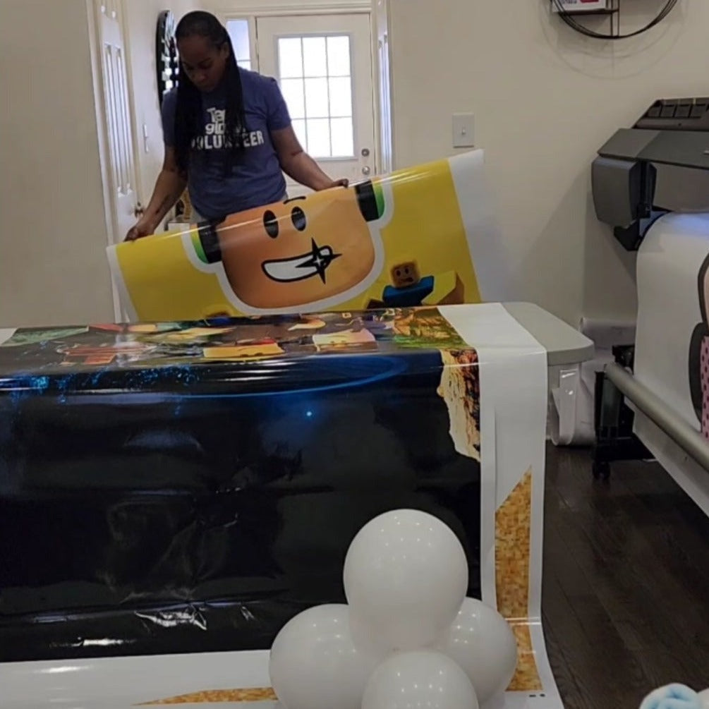 Custom Printable Vinyl - Cut-Out (Adhesive Back)