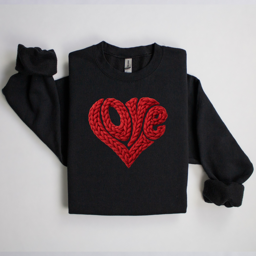 Valentine Day Crew Neck Sweater
