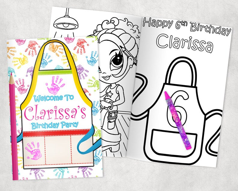 Personalized Activity Coloring Book