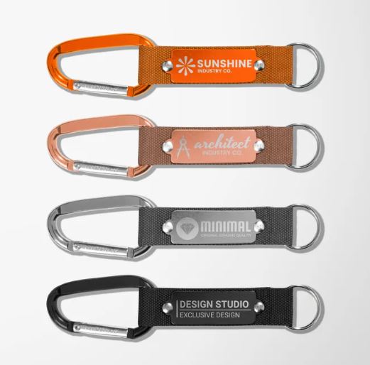 Engraved Carabiner Keychain