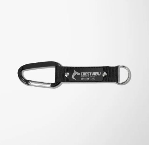 Engraved Carabiner Keychain