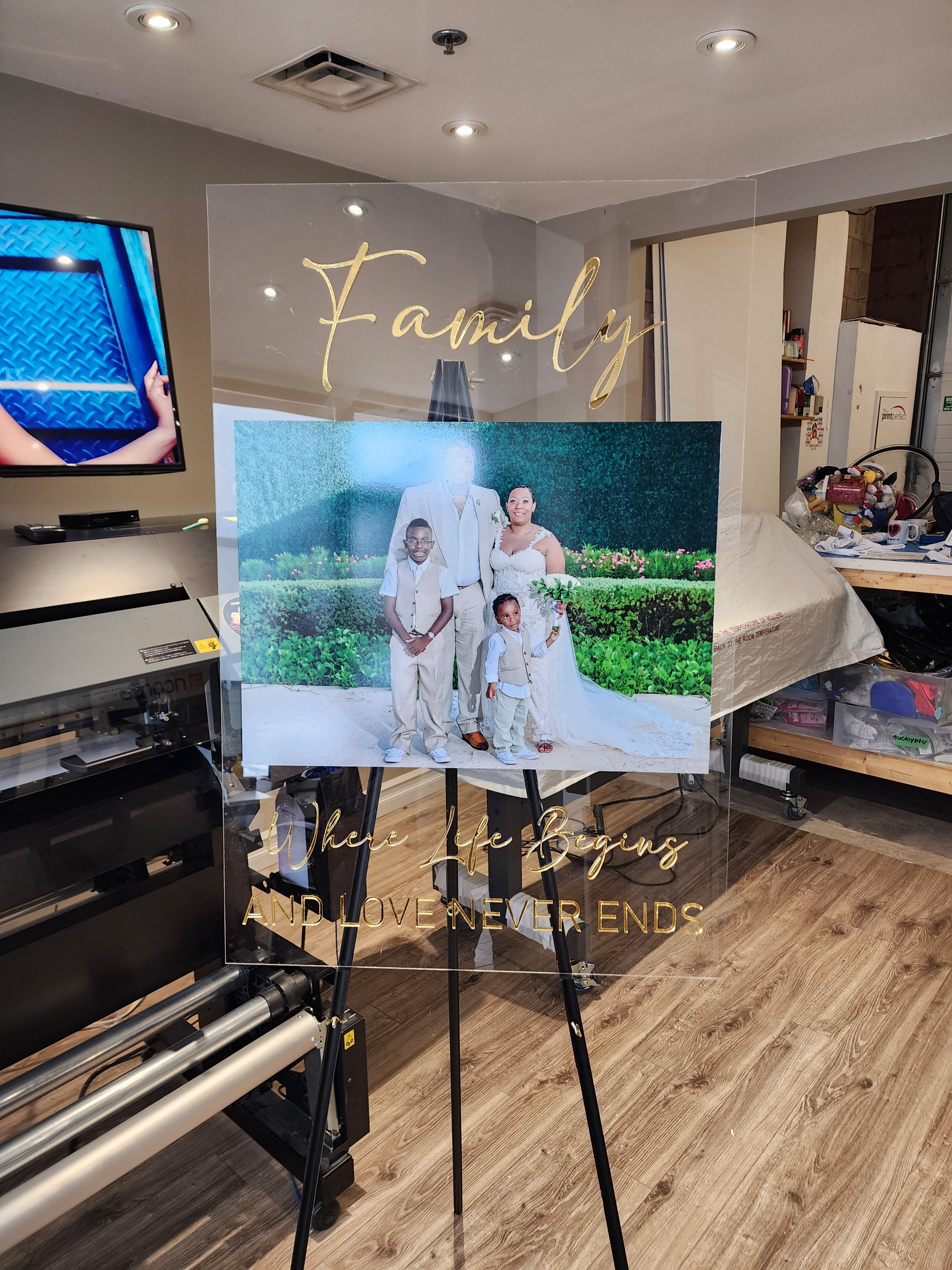 Photo Family Plaque