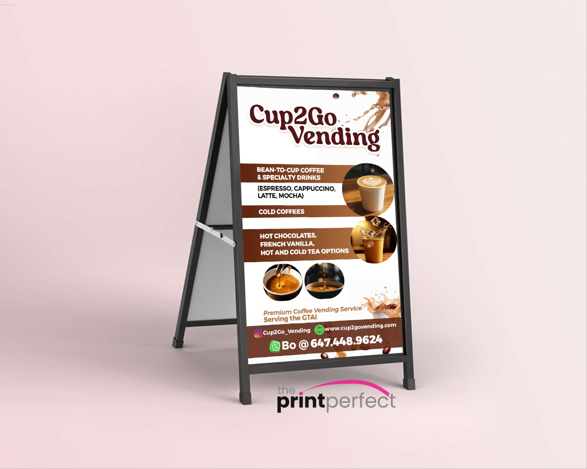 A-Frame Sidewalk Signs (Outdoor Free-Standing Signs)