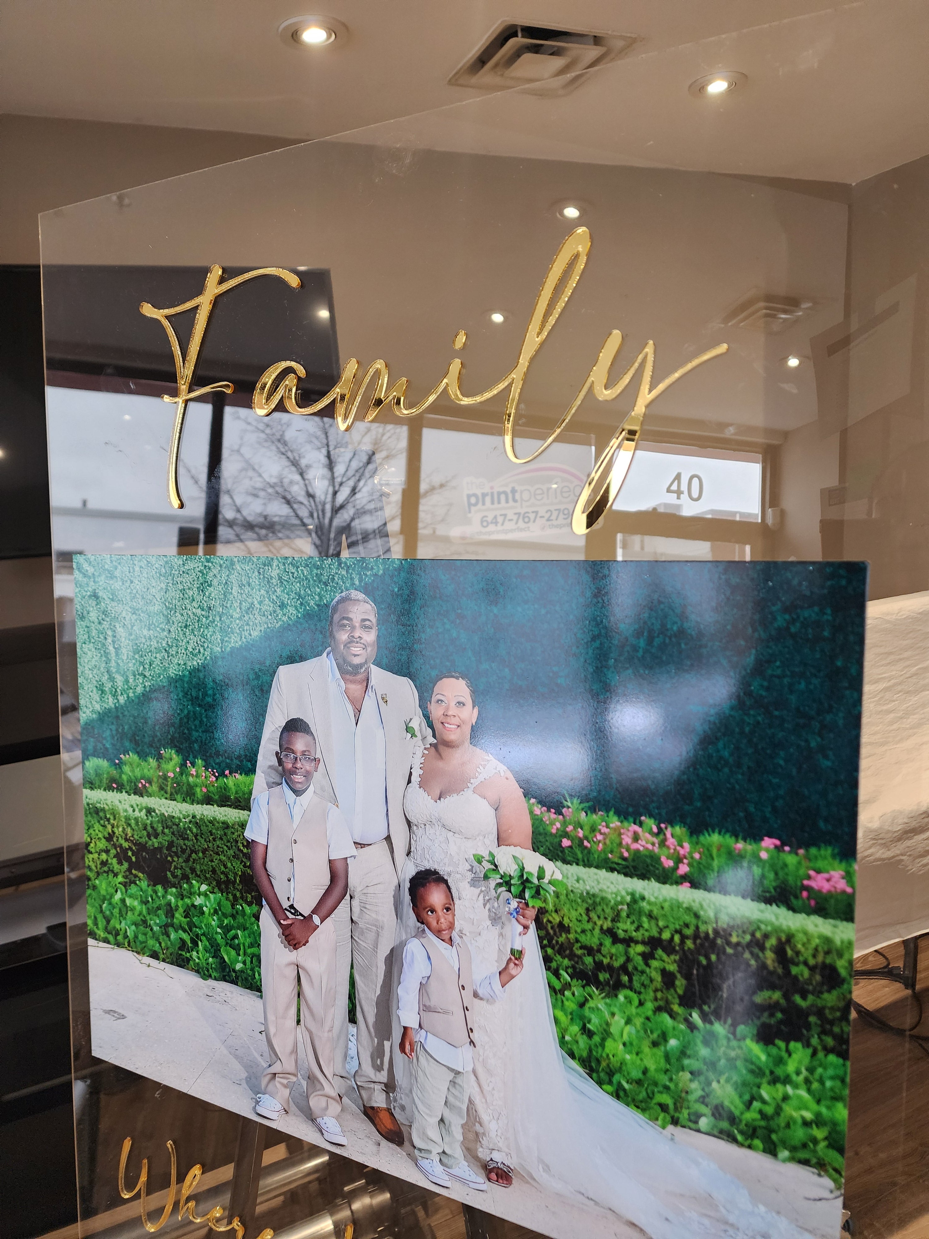 Photo Family Plaque