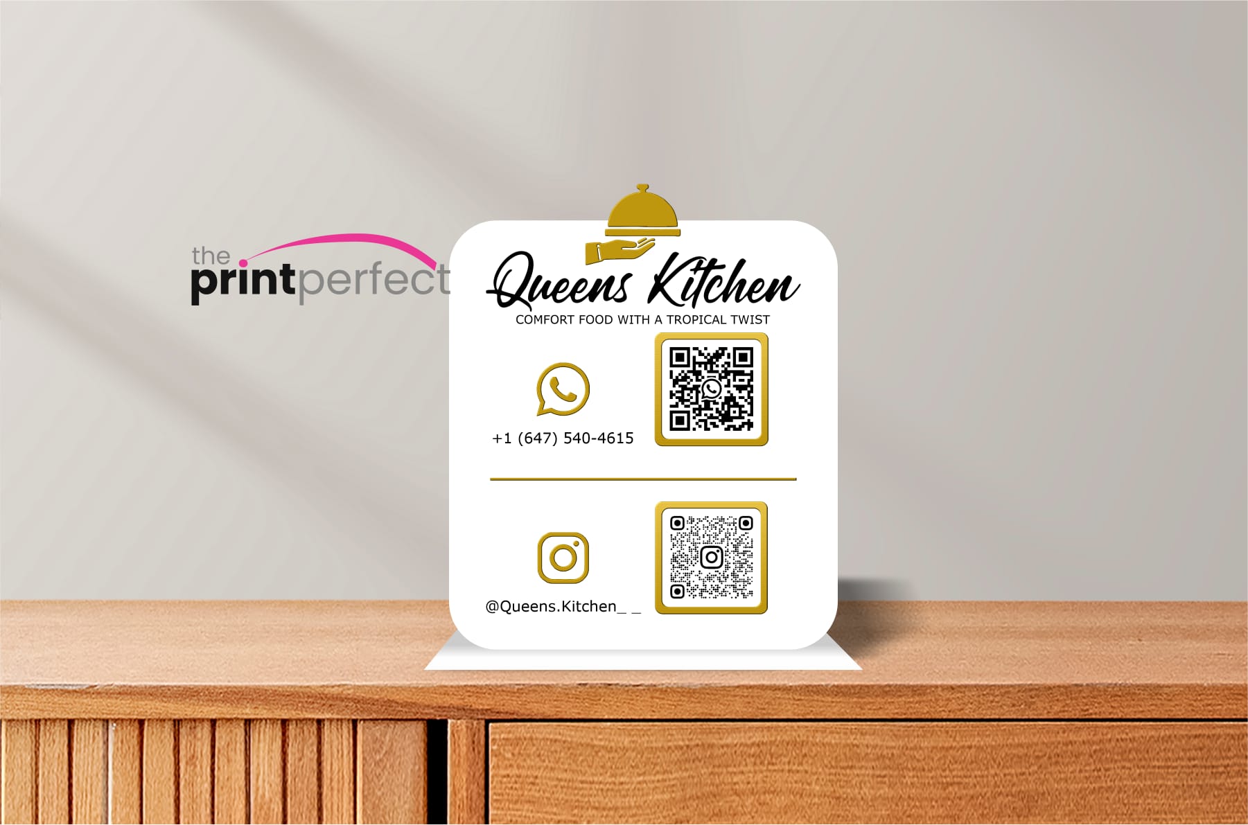 QR Social Media Sign