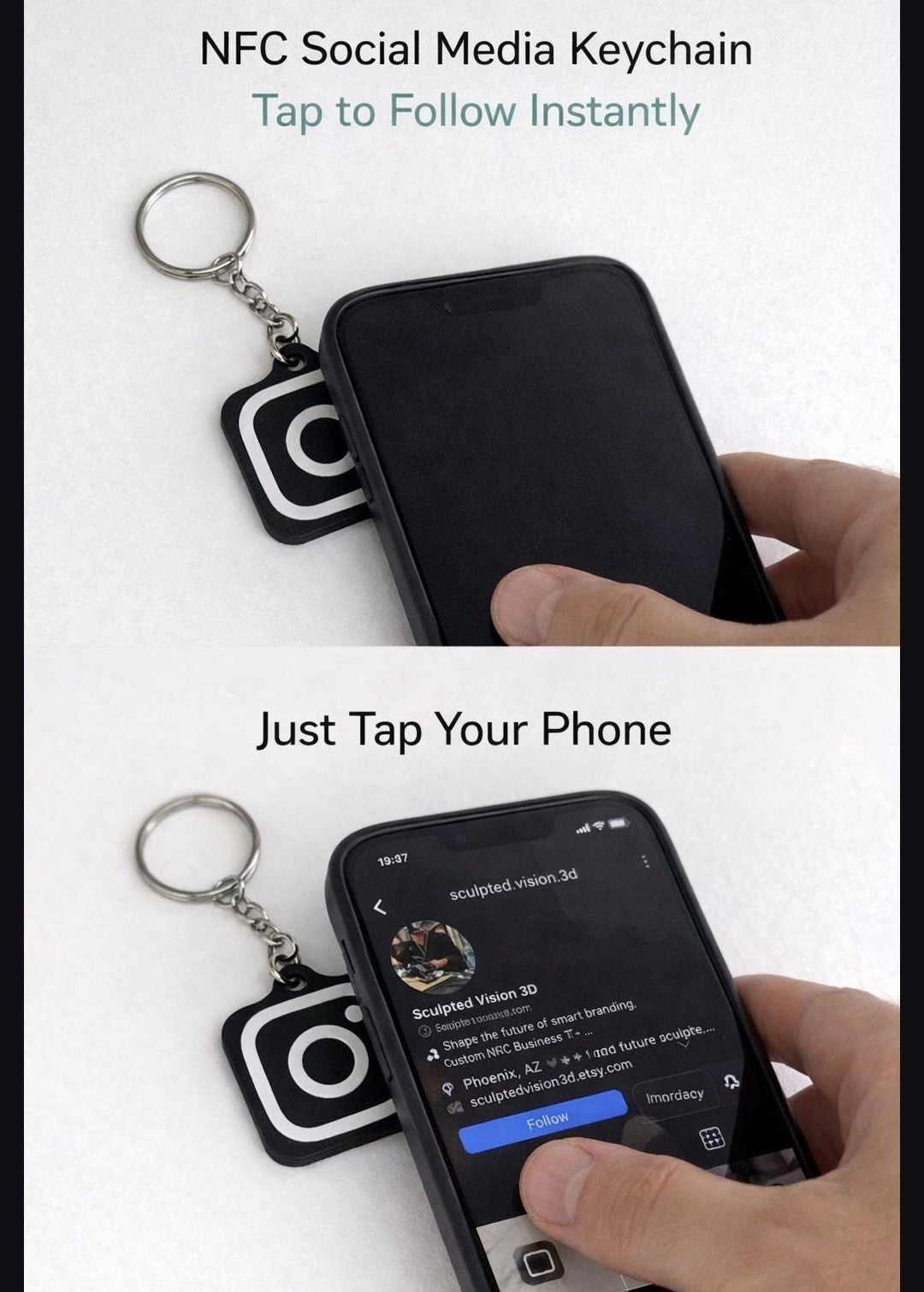 TapConnect™ NFC Keychain