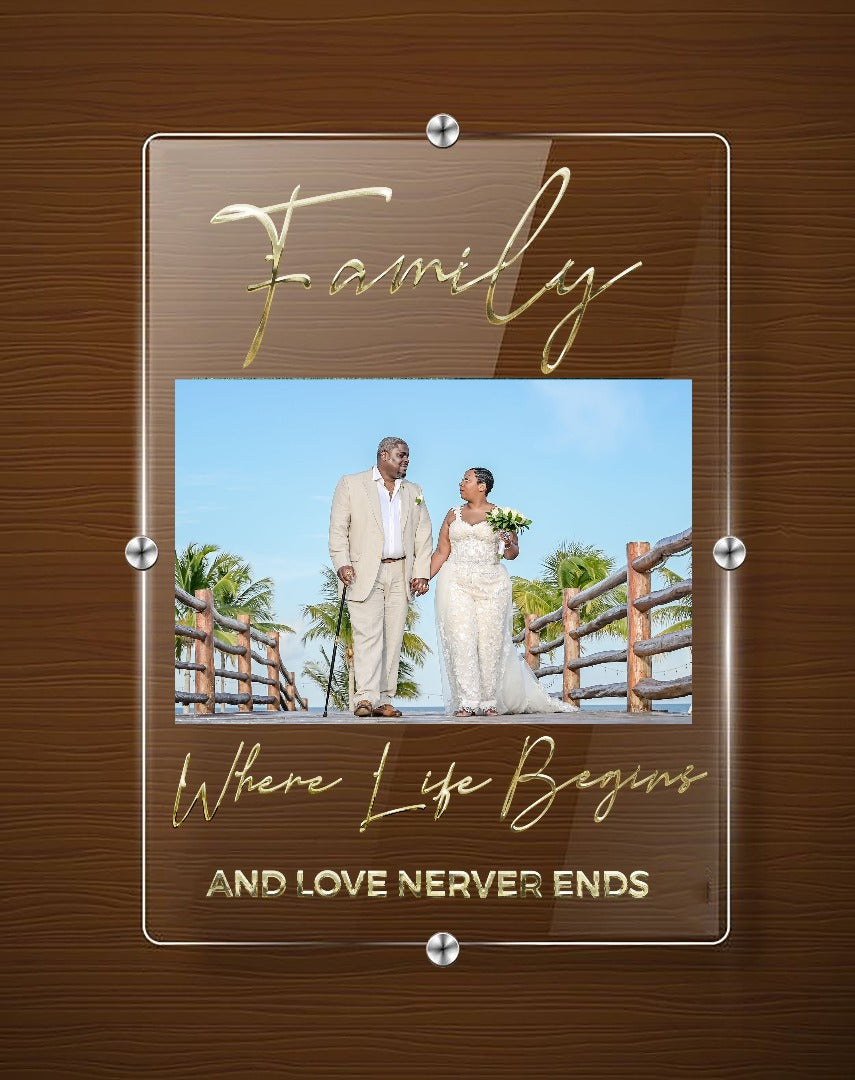 Photo Family Plaque