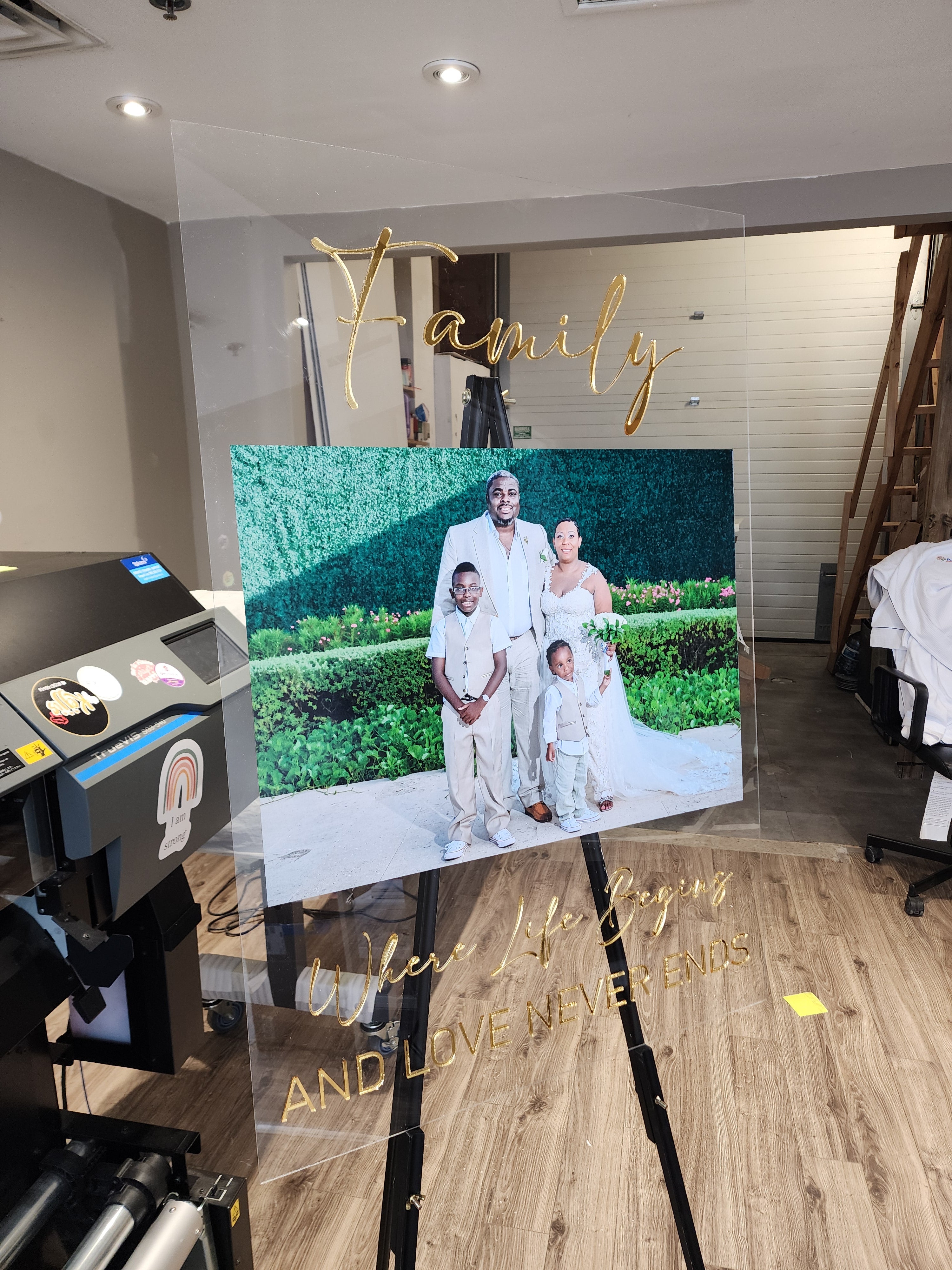 Acrylic photo Plague