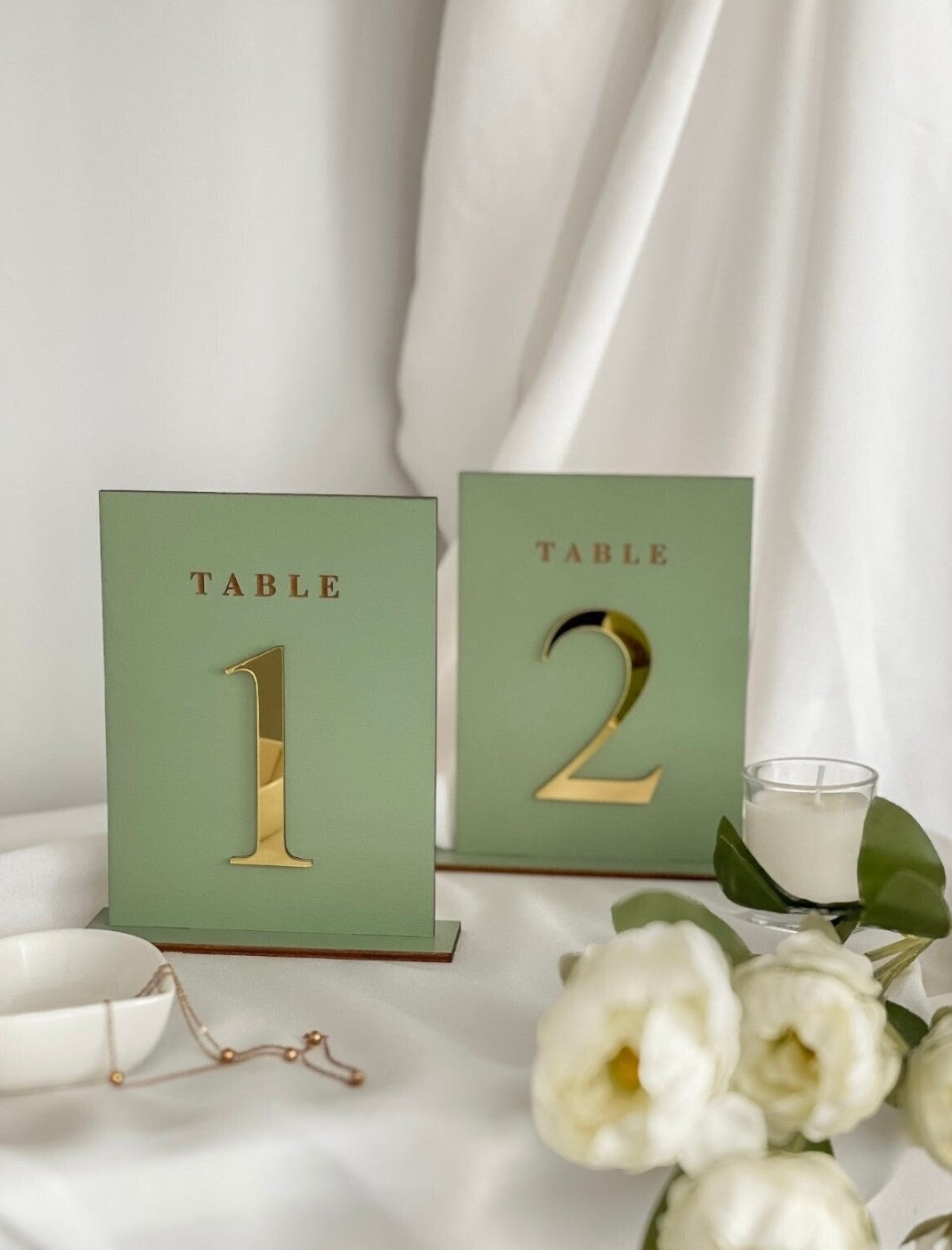Custom Acrylic Table Sign