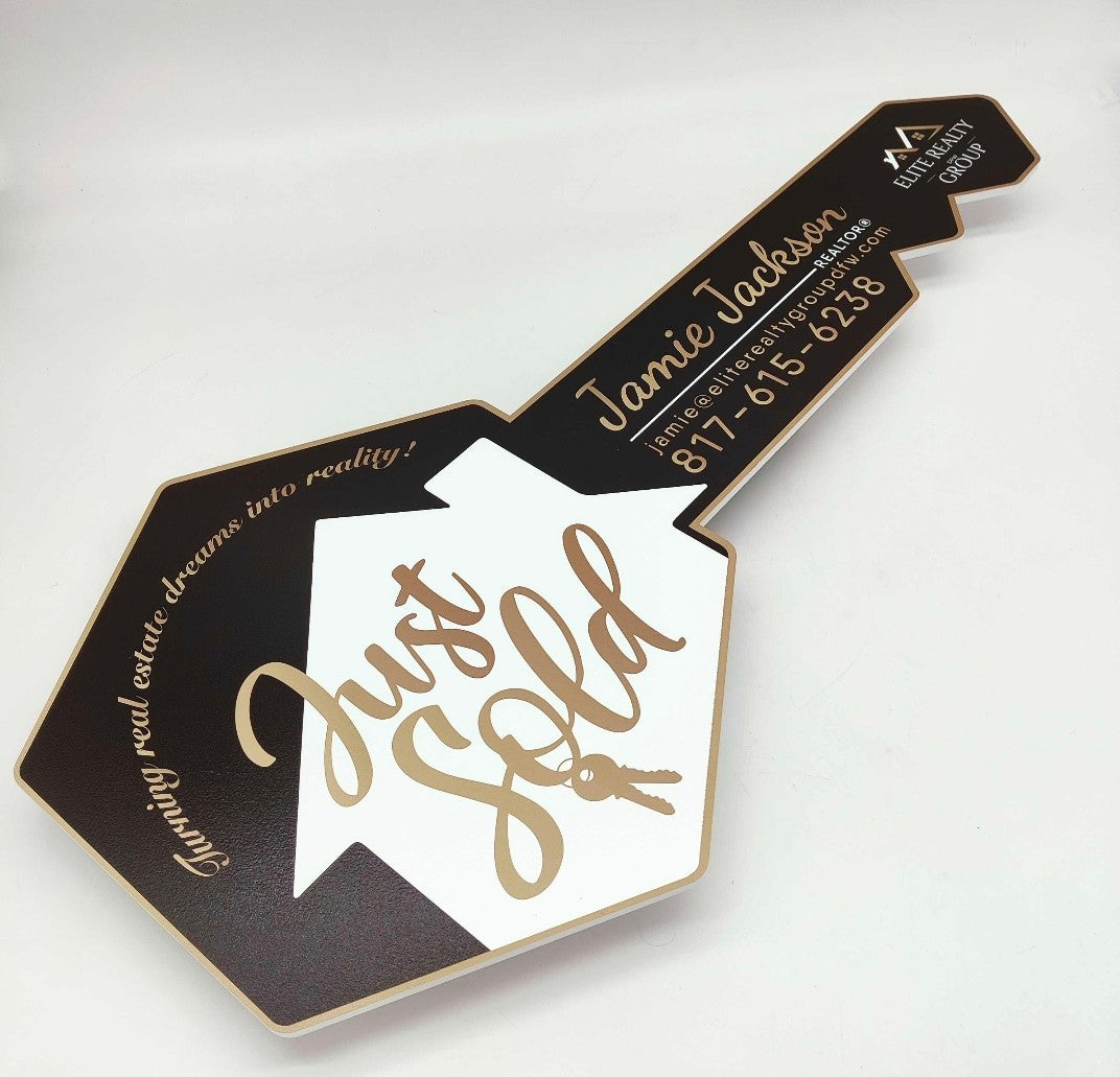 Key Sold Sign