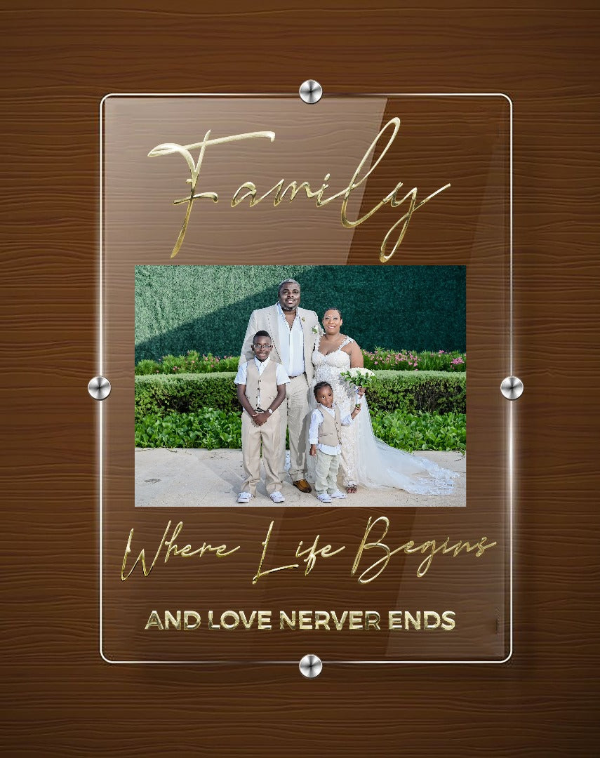 Photo Family Plaque