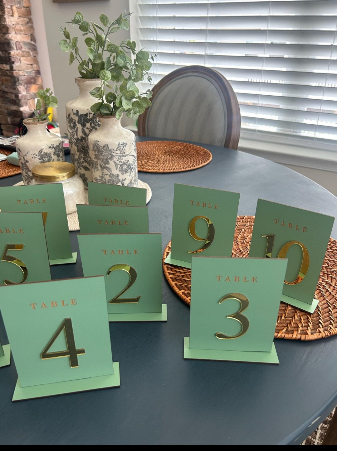 Custom Acrylic Table Sign