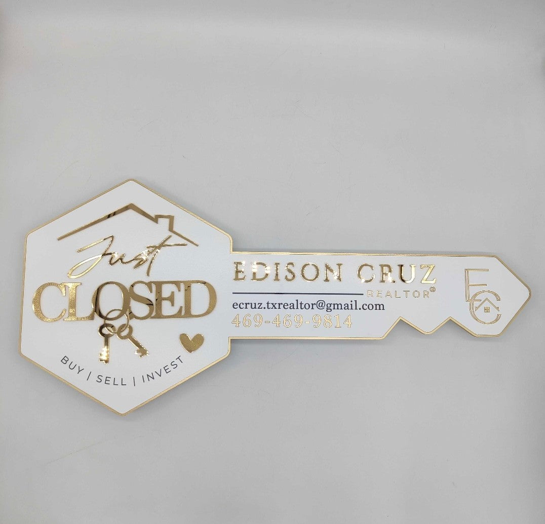 Key Sold Sign