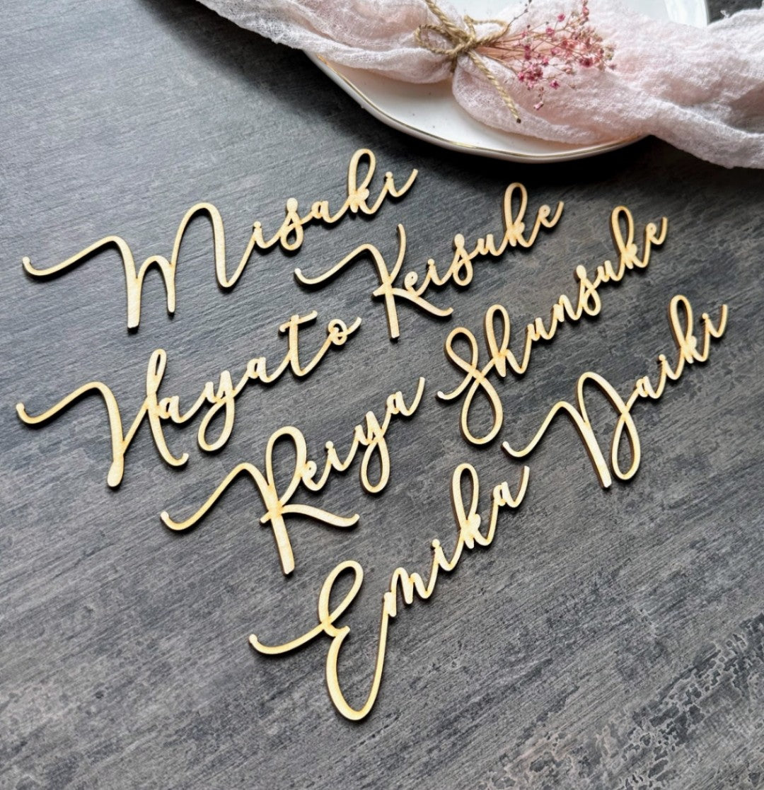 Acrylic Place Card/Names