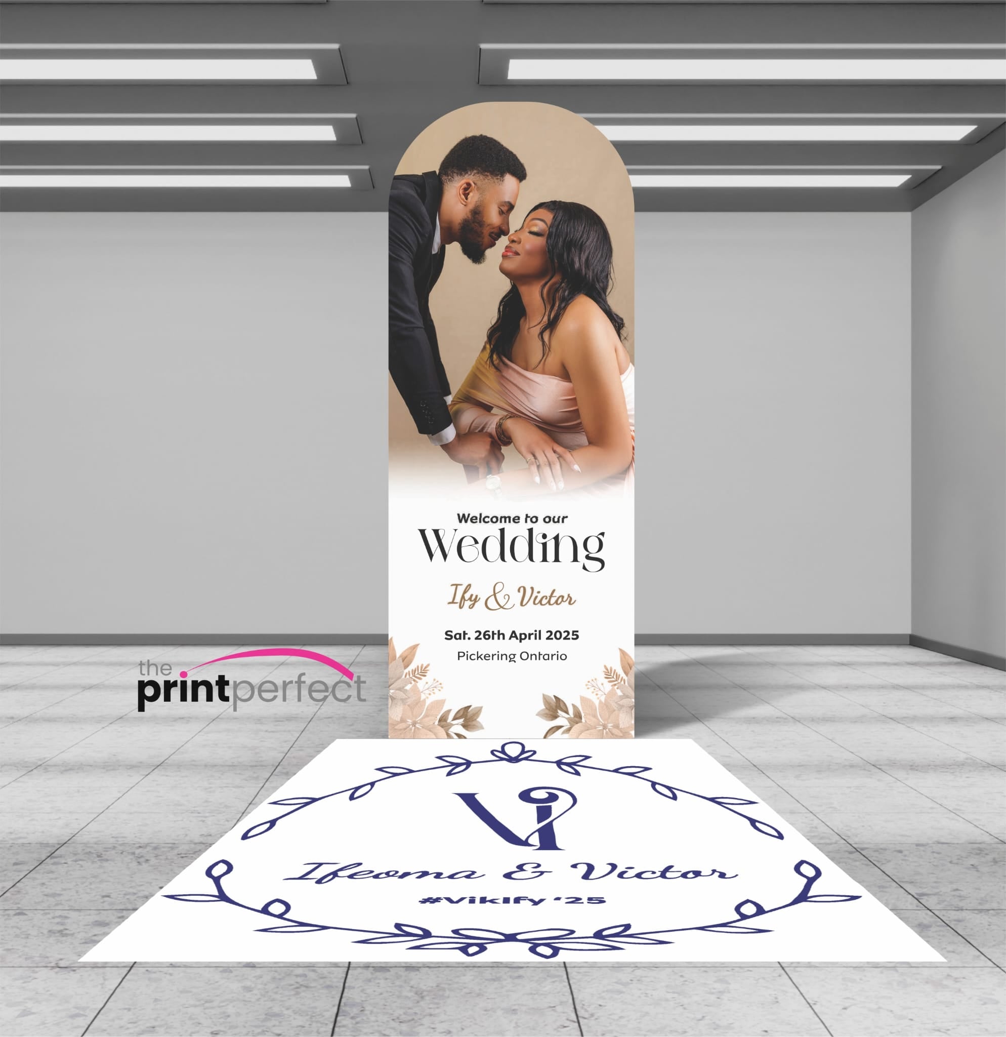 Picture Foam Backdrop with Print
