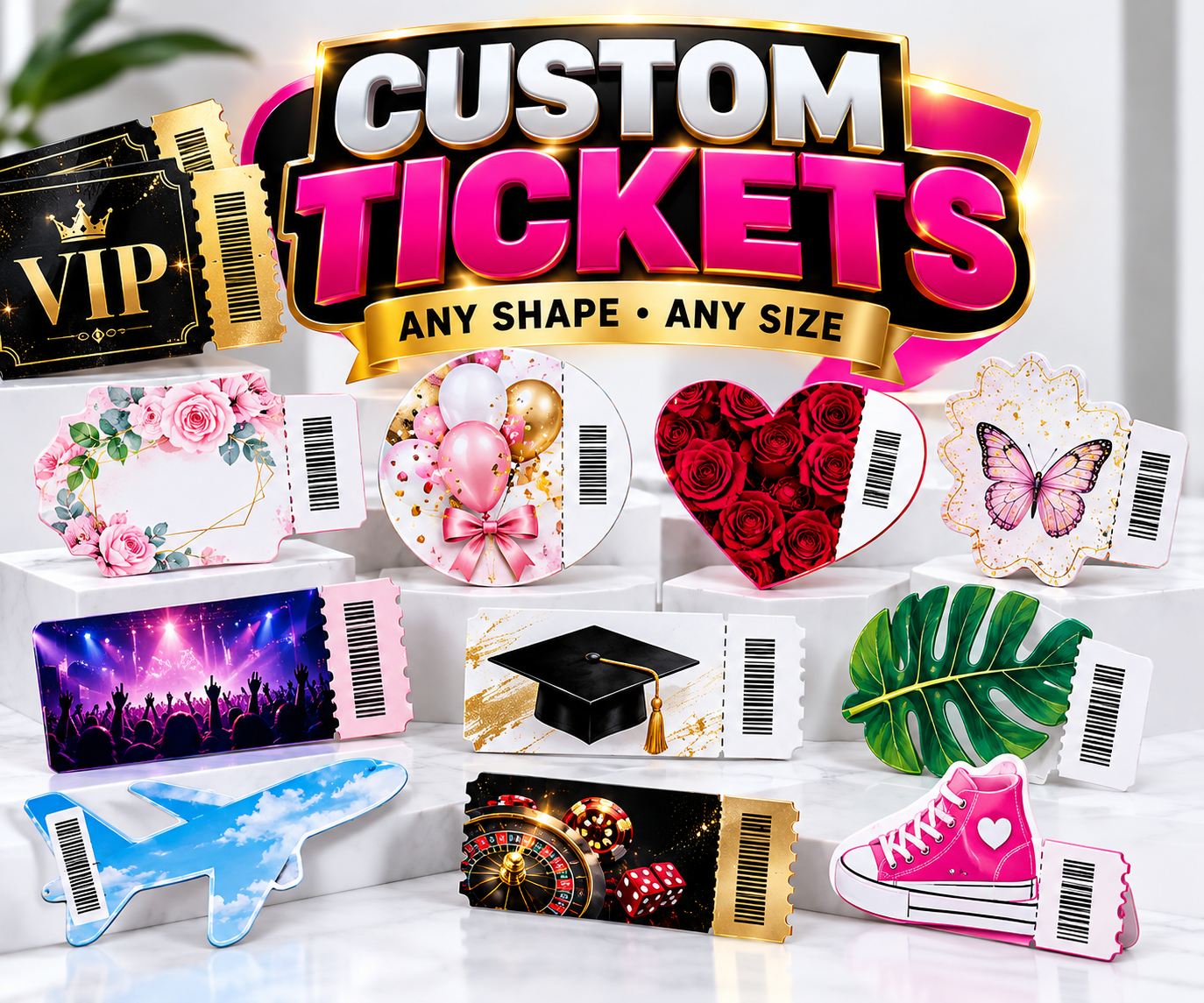 Custom Printed Tickets