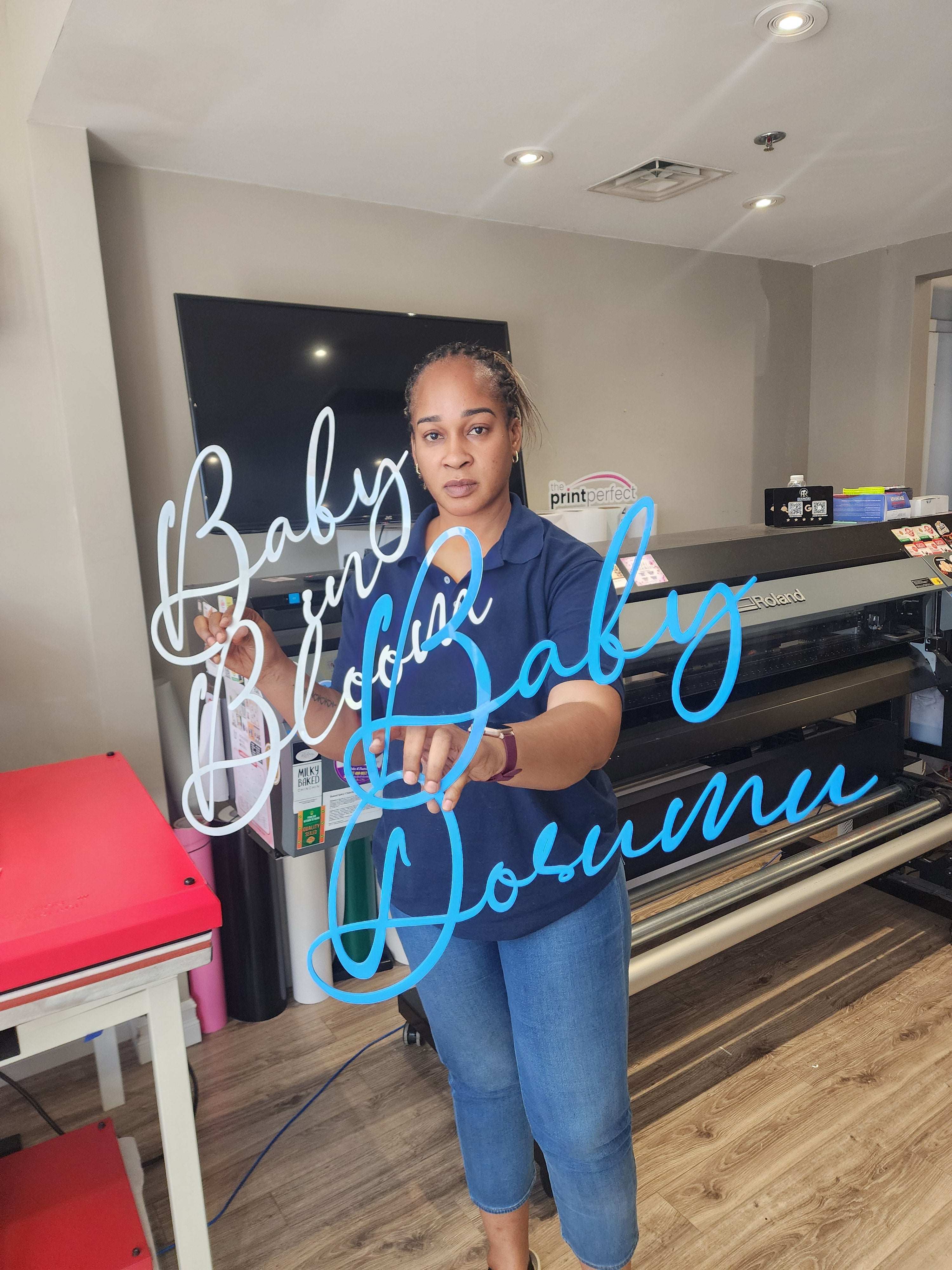 Glossy Acrylic Cut Outs