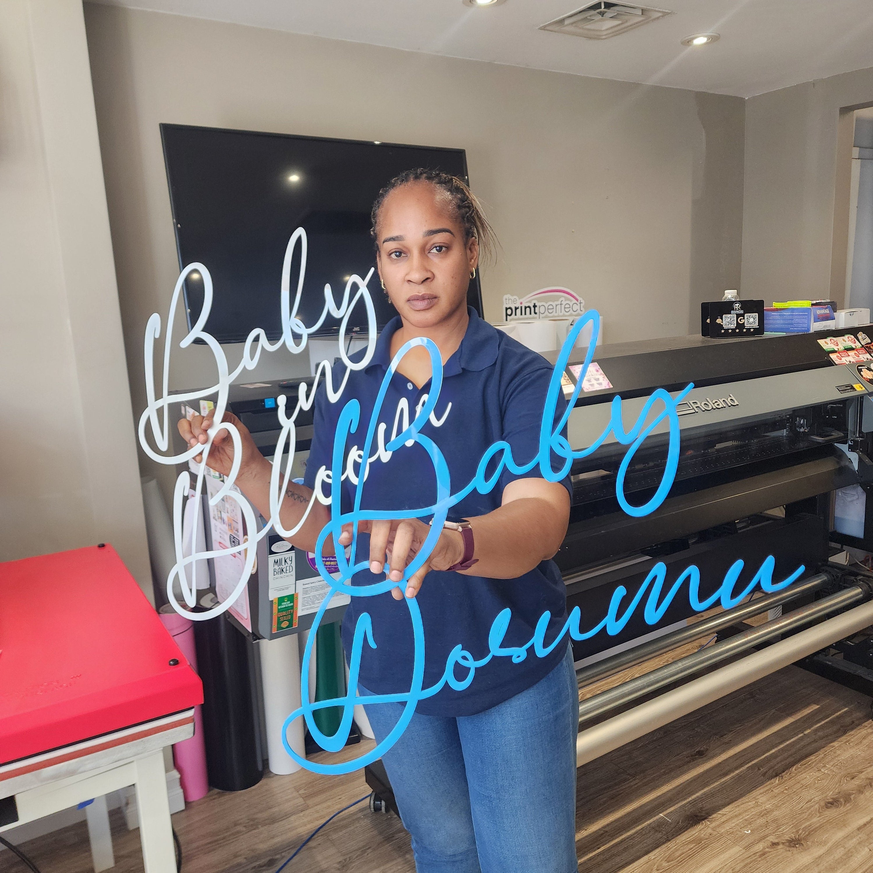 Glossy Acrylic Cut Outs