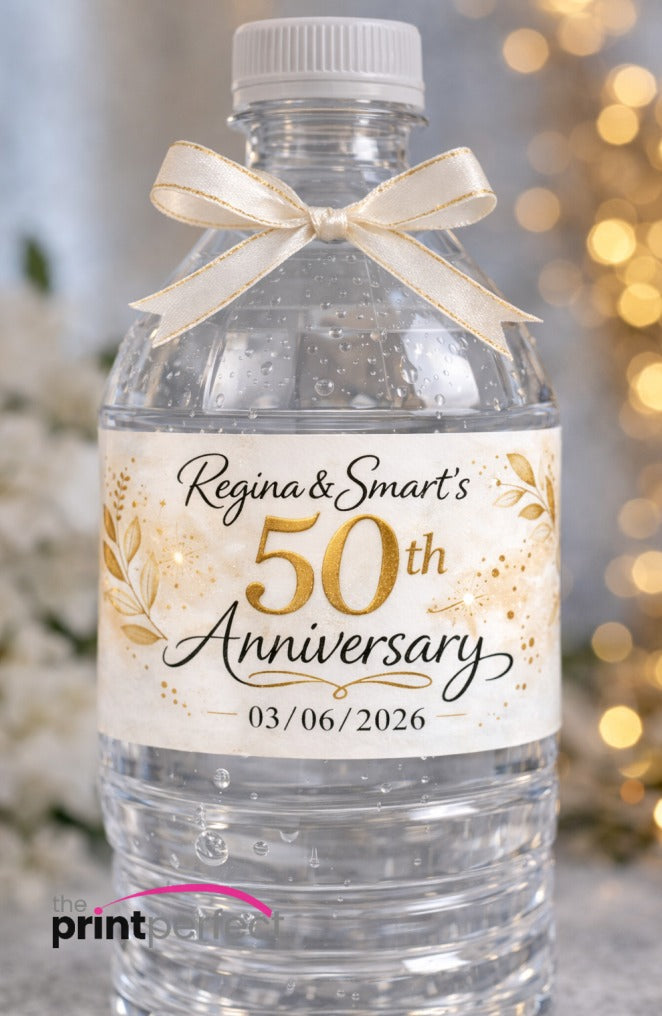 VINYL Bottle Labels - 10 PK