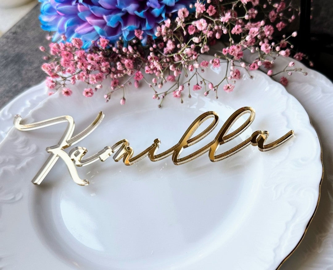Acrylic Place Card/Names