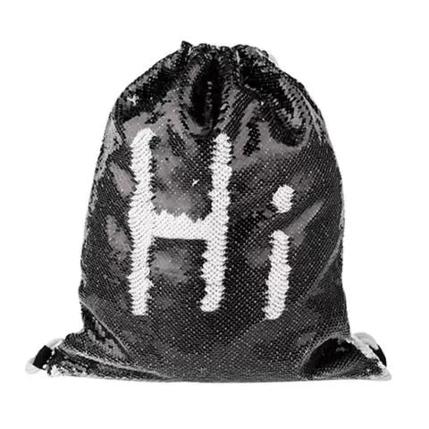 Personalized Sequin Drawstring Bag