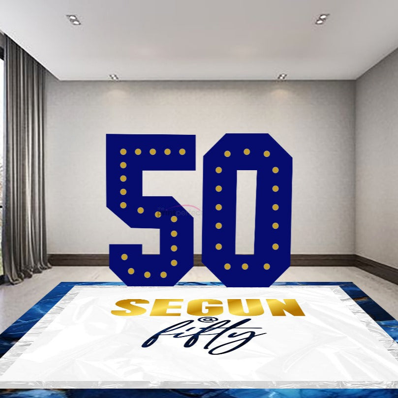 50th Navy Blue Theme