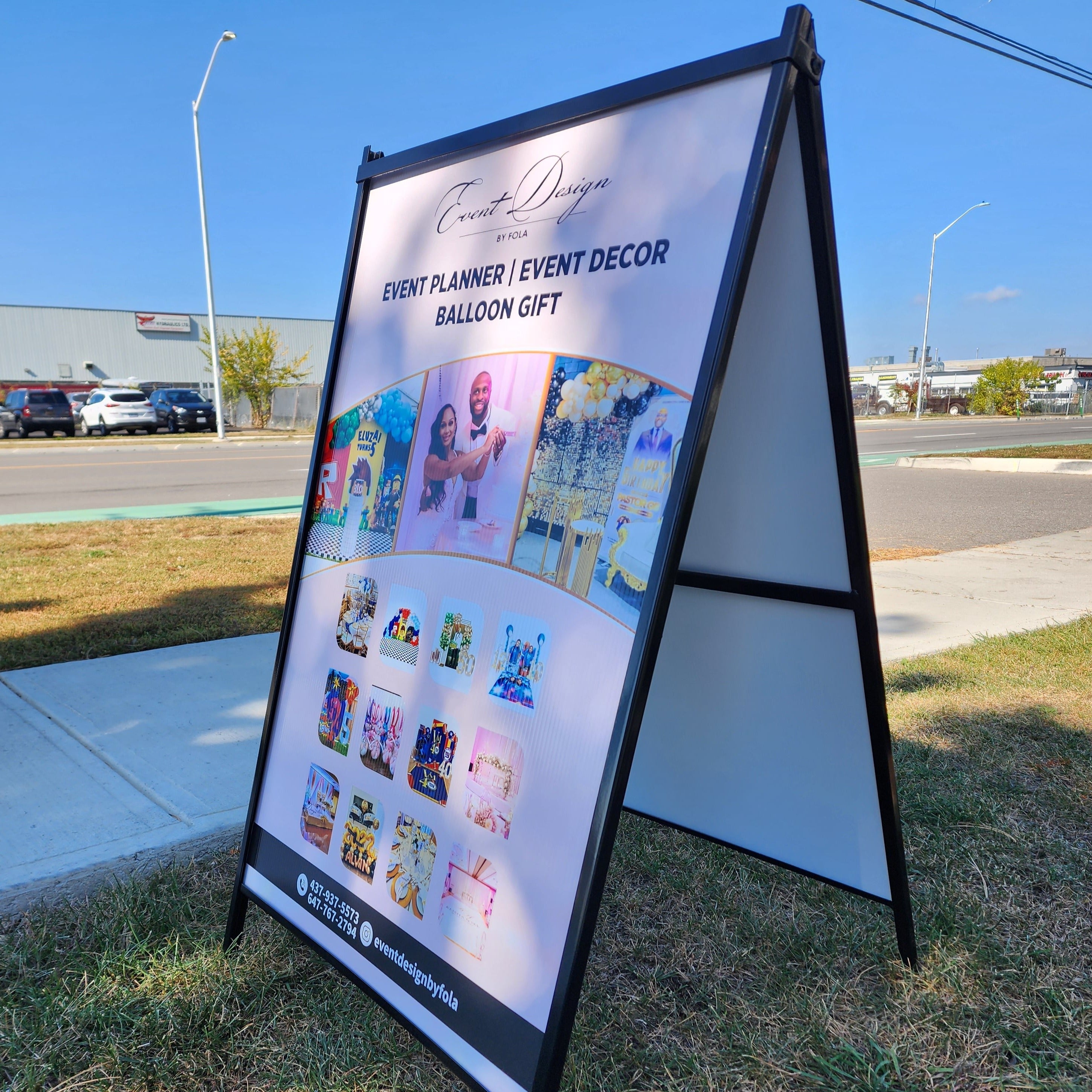 A-Frame Sidewalk Signs (Outdoor Free-Standing Signs)