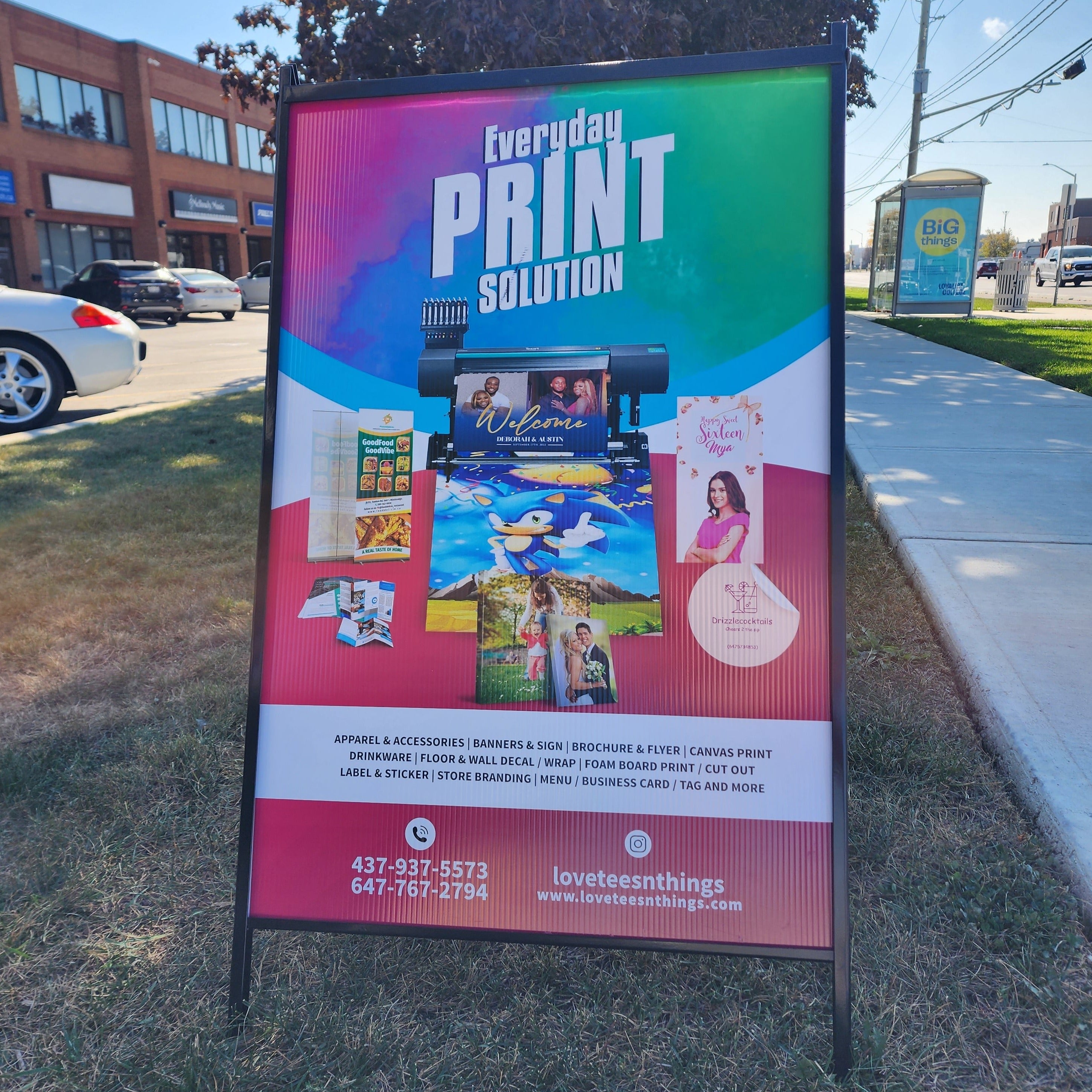 A-Frame Sidewalk Signs (Outdoor Free-Standing Signs)