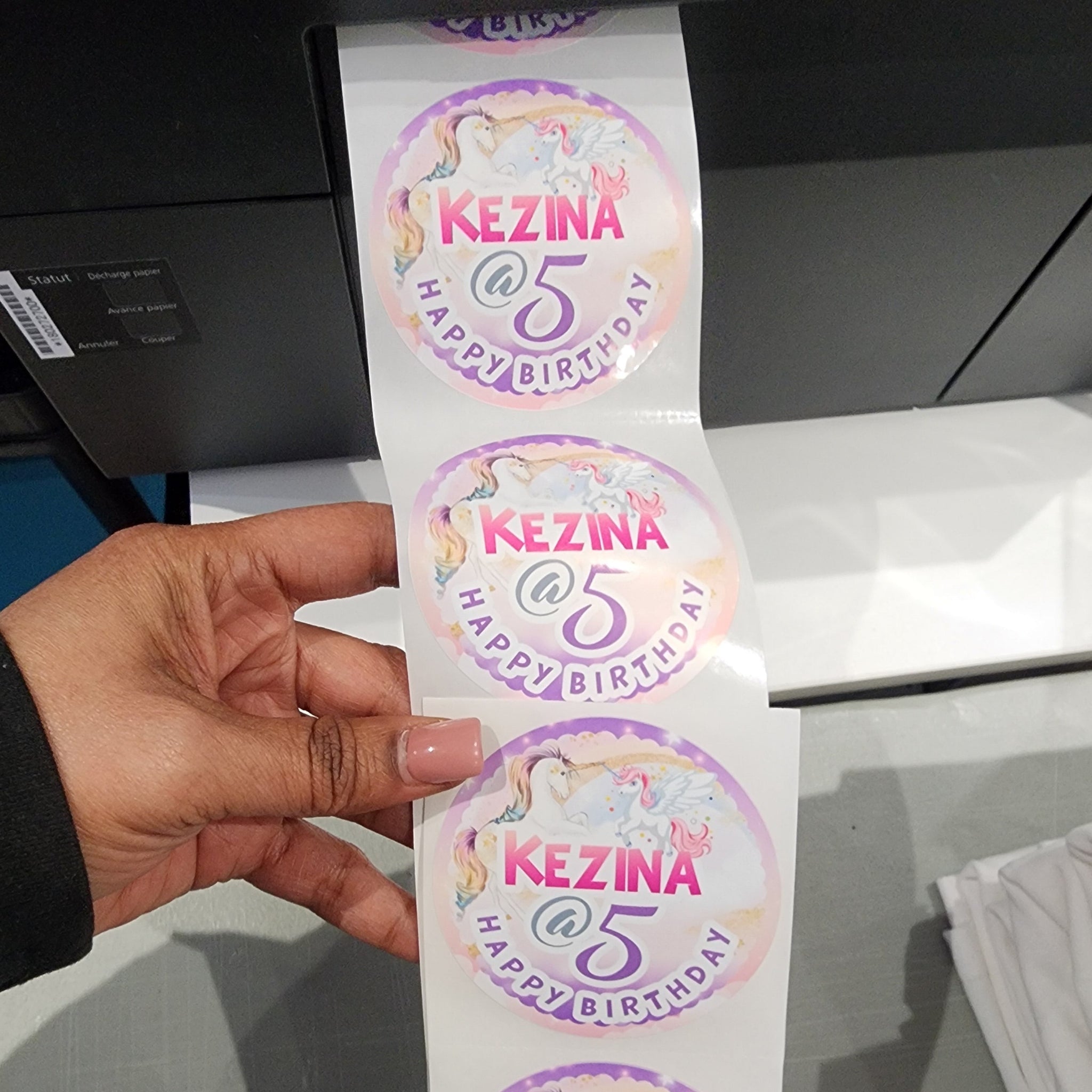 Stickers & Labels (White backing)