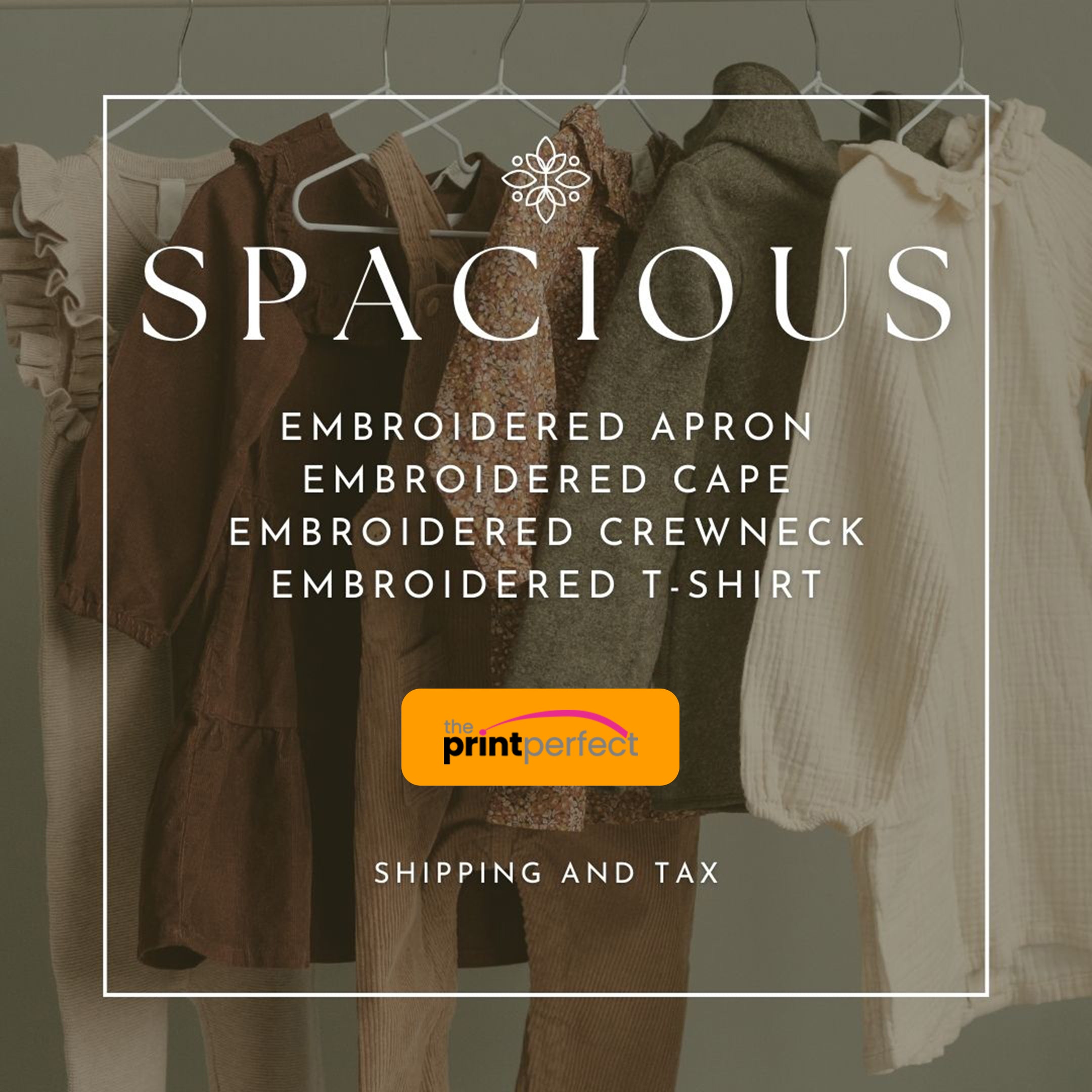 Spacious + (embroidery) Business Package