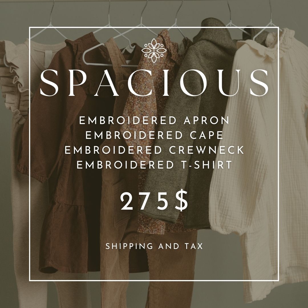 Spacious (embroidery) Business Package II