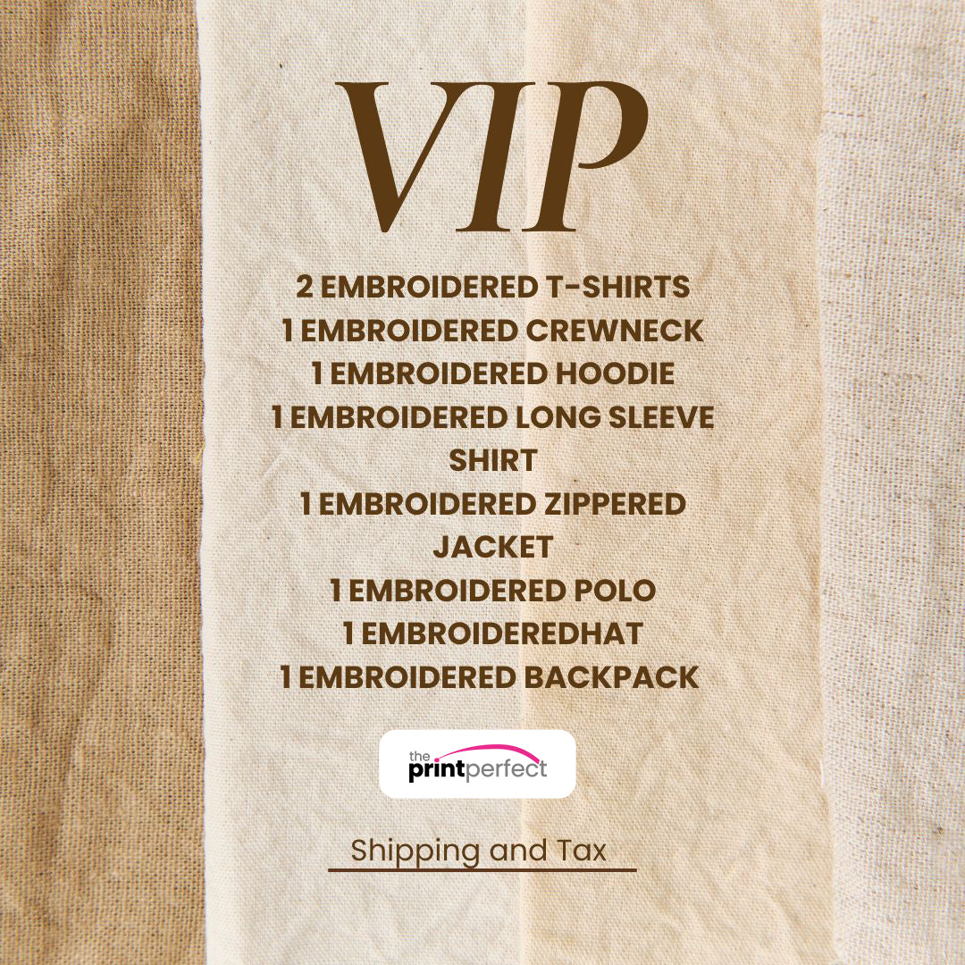 VIP (embroidery) Business Package