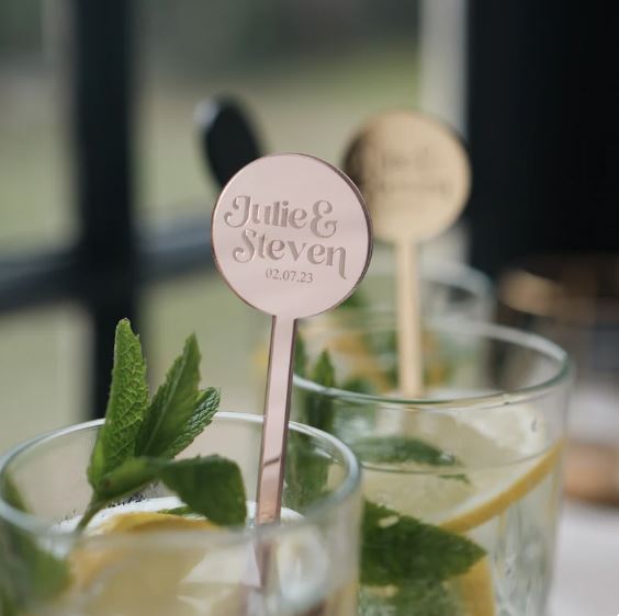 Acrylic Drink Stirrers Name