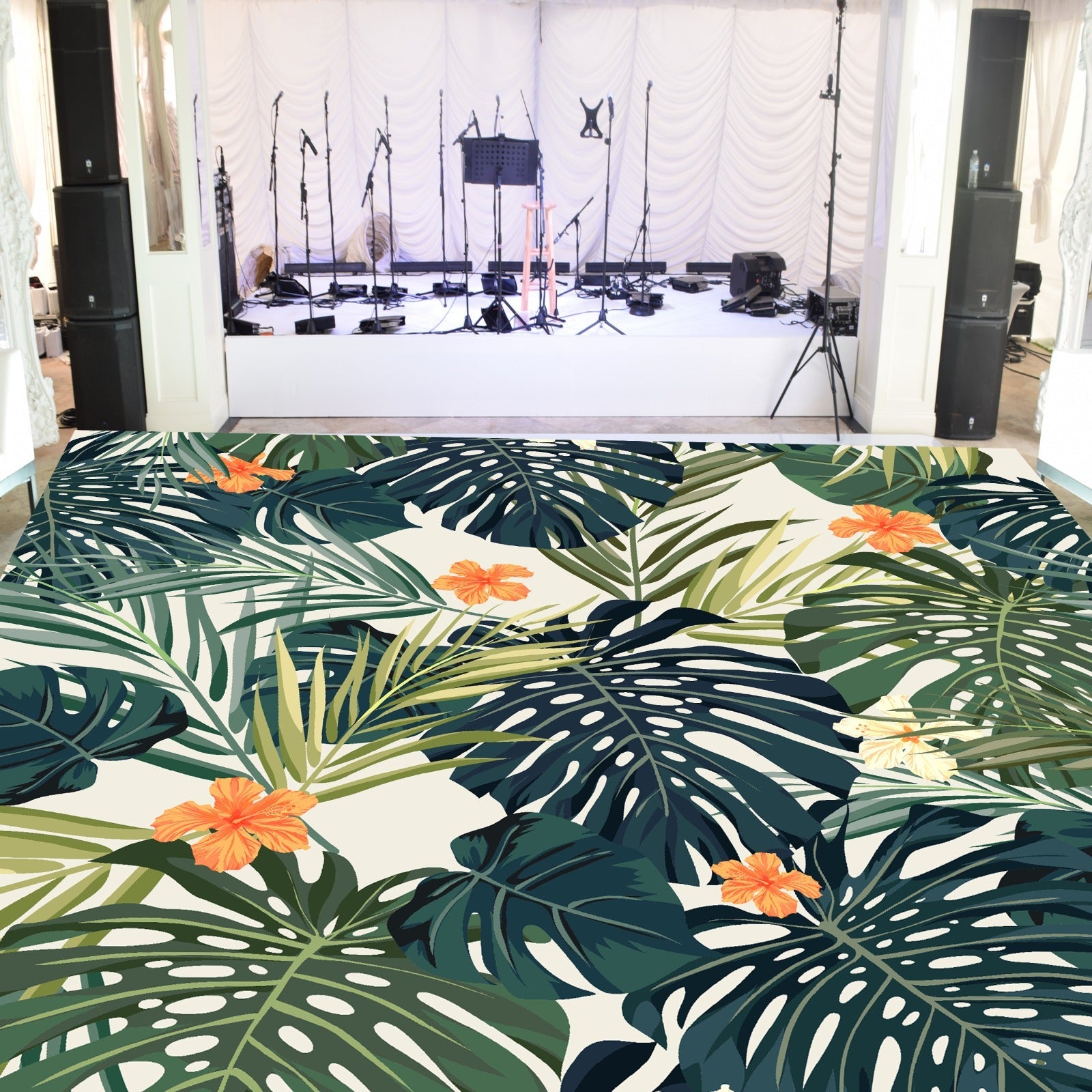 Dance Floor Wraps Installation