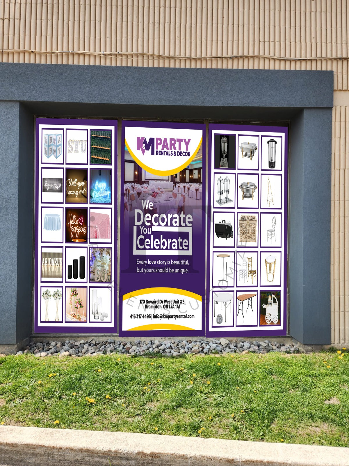 Perforated Window Signs or One Way Vision Signs