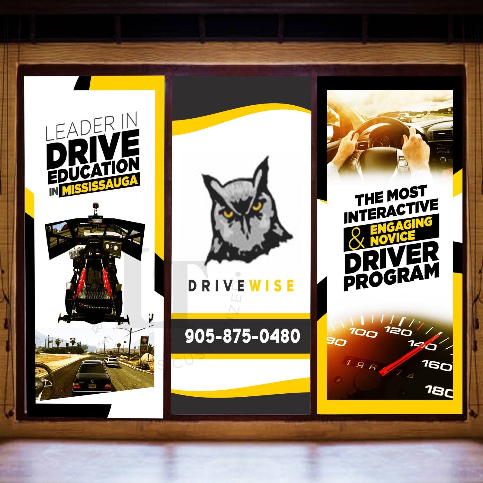 Perforated Window Signs or One Way Vision Signs