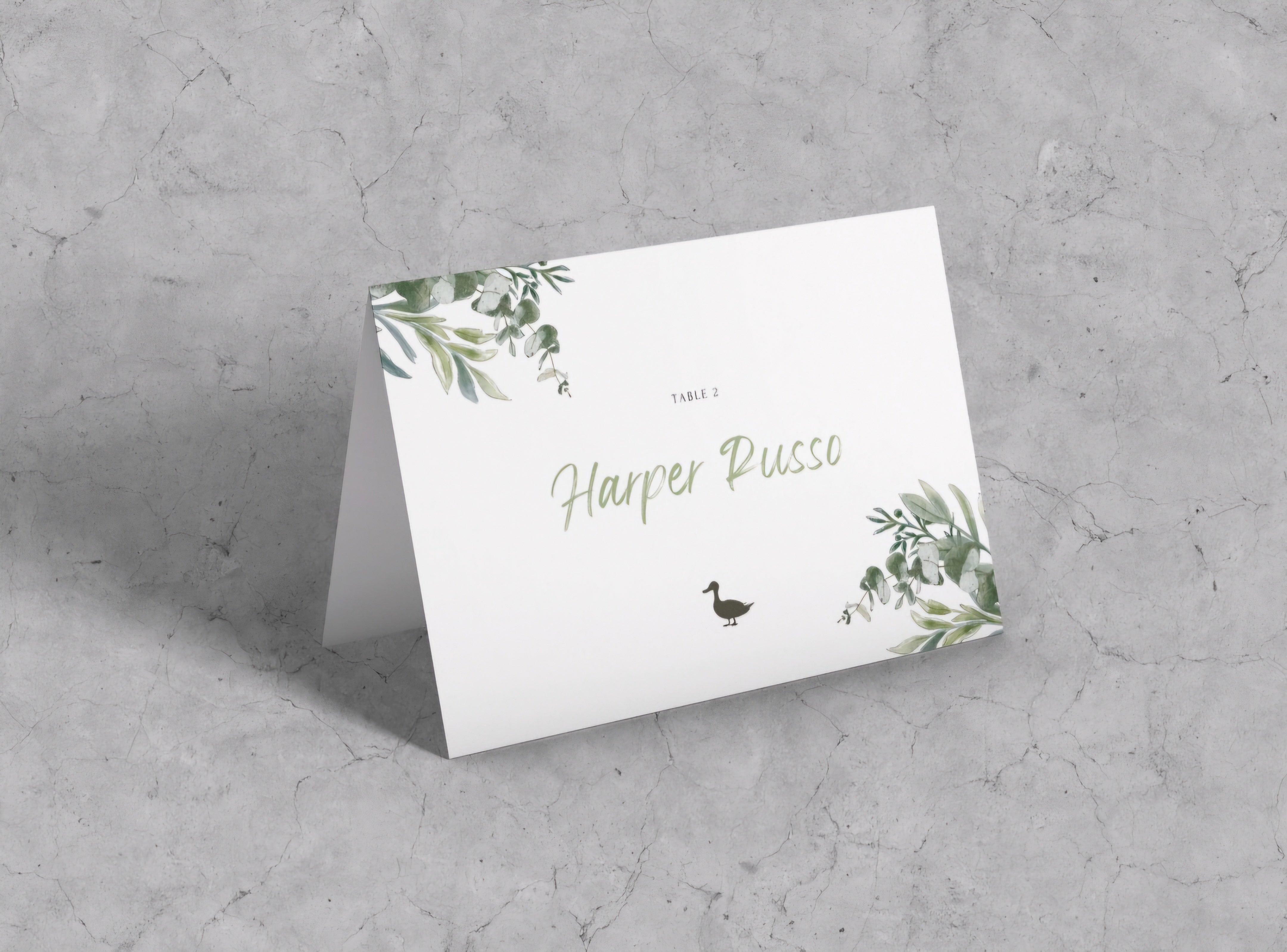 Customized Place Card