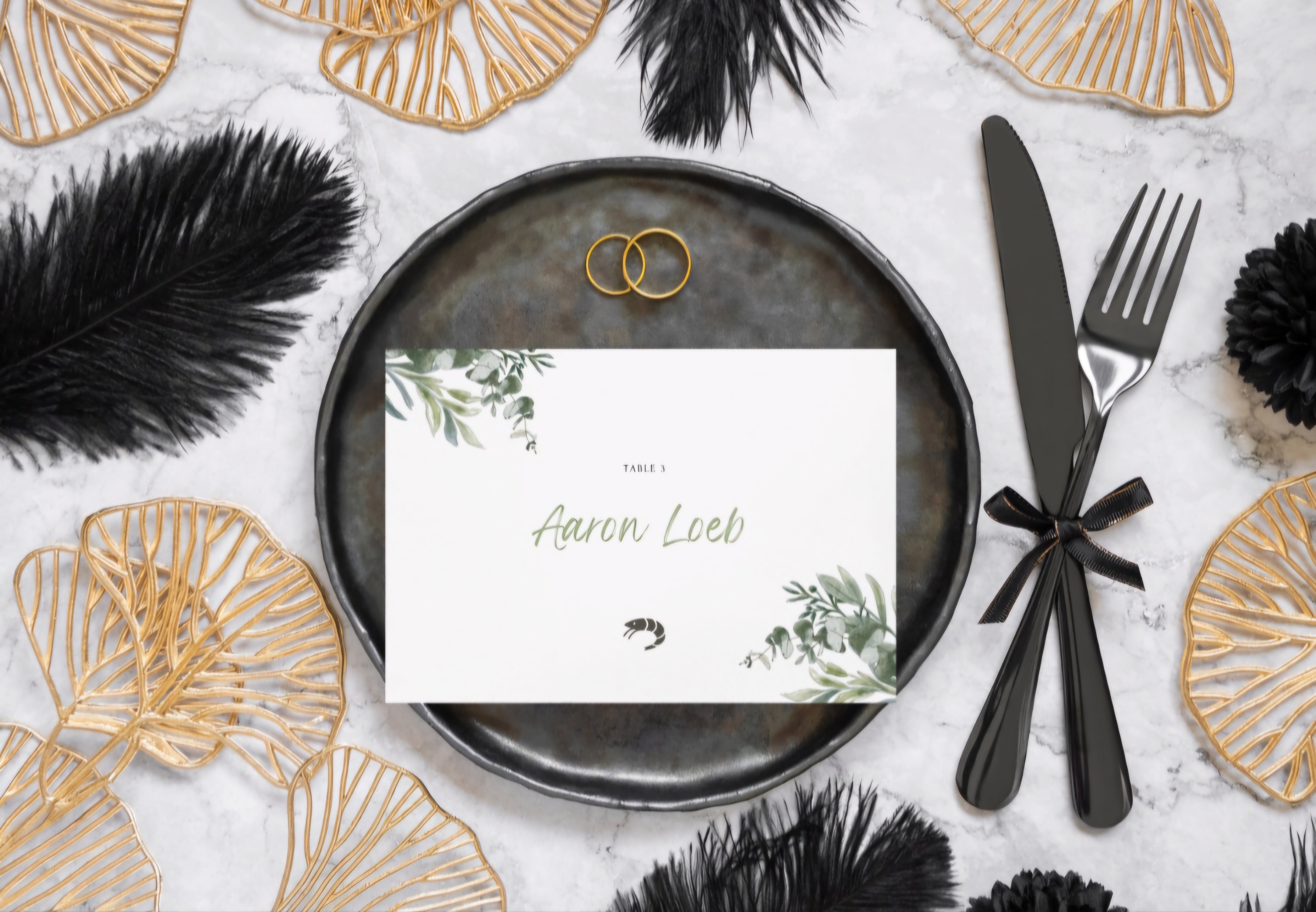 Customized Place Card