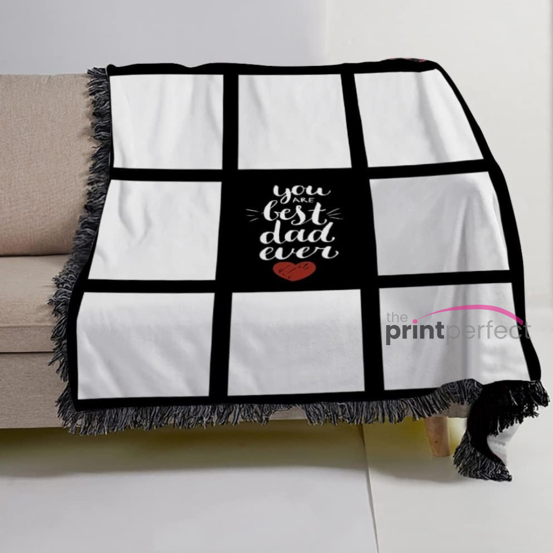 10 Panel Photo Blanket - You are the best dad ever