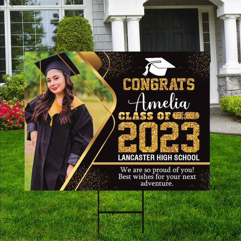 Graduation Lawn Signs Personalized