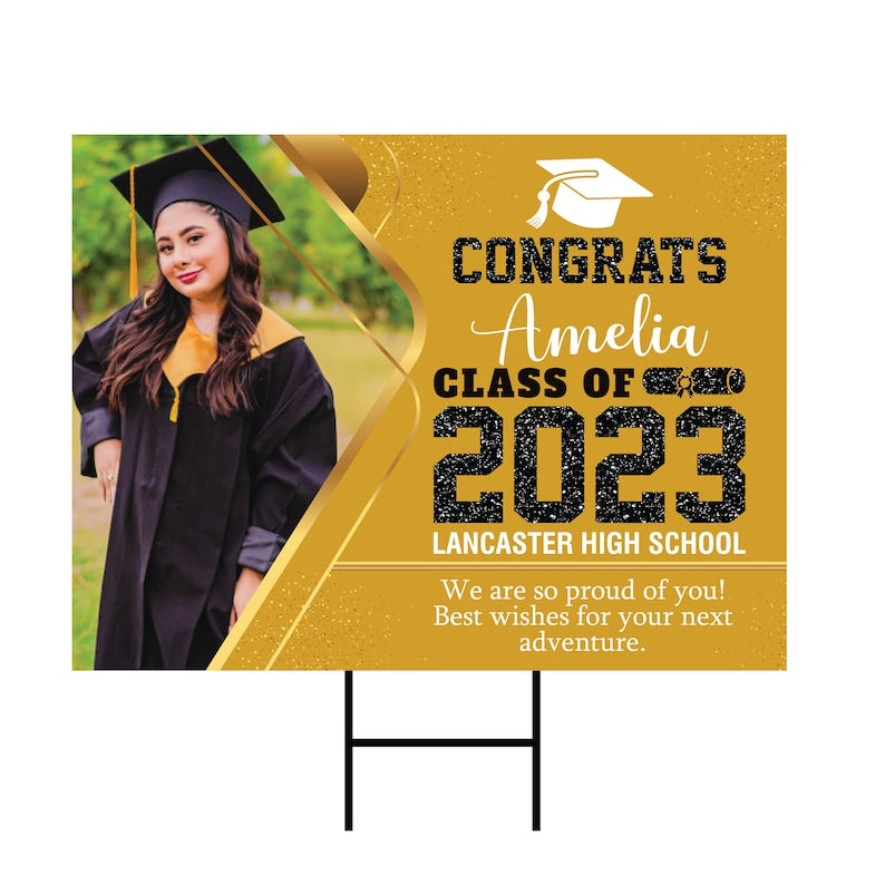 Graduation Lawn Signs Personalized