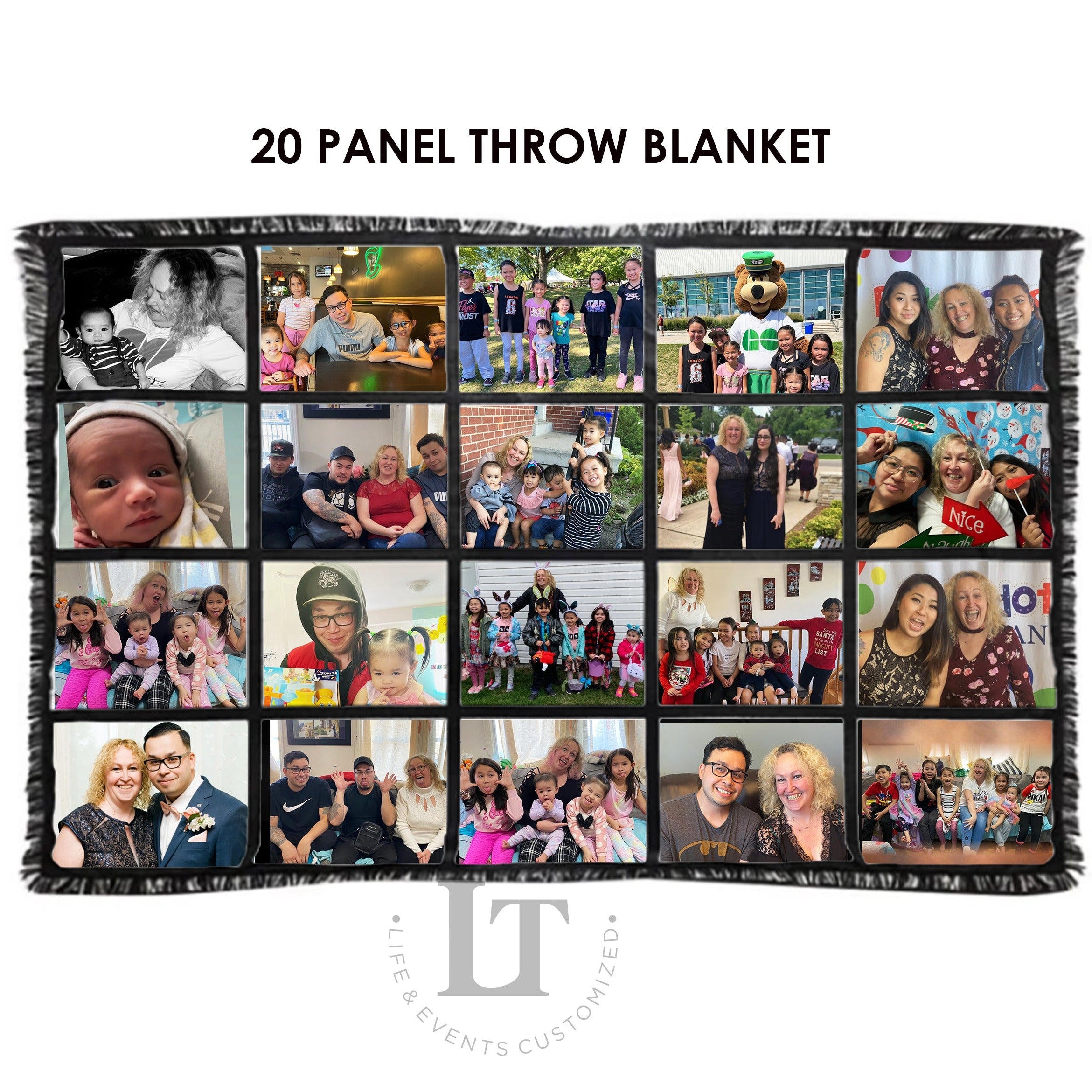 20 Panel Photo Blanket -